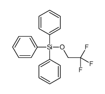 triphenyl(2,2,2-trifluoroethoxy)silane Structure