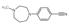 4-(4-甲基-1,4-二氮杂环庚烷-1-基)苯甲腈结构式