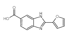 2-呋喃-2-基-3H-苯并咪唑-5-羧酸结构式