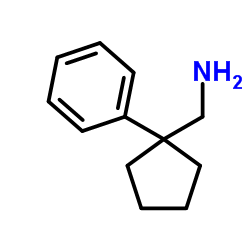 1-(1-Phenylcyclopentyl)methanamine Structure