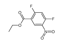 Ethyl2,4-difluoro-5-nitrobenzoate Structure
