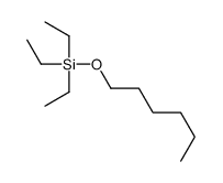 triethyl(hexoxy)silane Structure