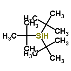 Tris(2-methyl-2-propanyl)silane Structure