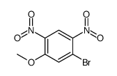 1-Bromo-5-Methoxy-2,4-dinitro-benzene结构式