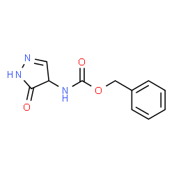 benzyl (5-oxo-4,5-dihydro-1H-pyrazol-4-yl)carbaMate Structure