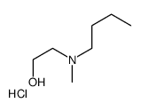 2-[butyl(methyl)amino]ethanol,hydrochloride结构式