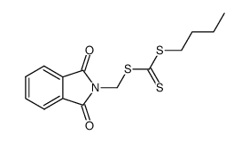 butyl phthalimidomethyl trithiocarbonate结构式
