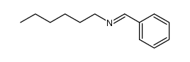 N-Hexylbenzenemethaneimine结构式