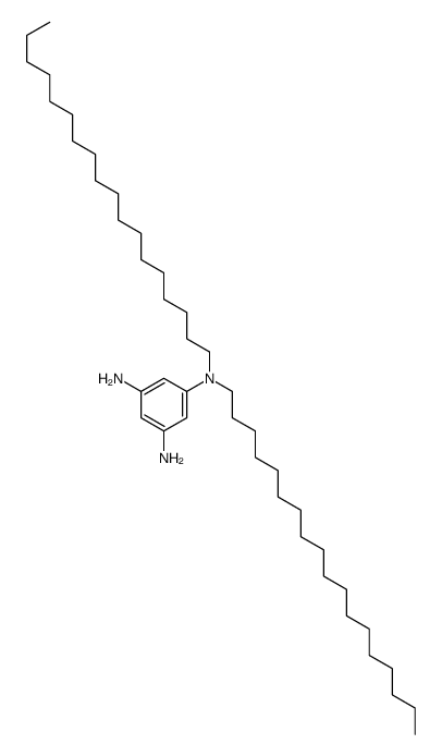 3-N,3-N-dioctadecylbenzene-1,3,5-triamine结构式