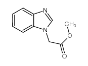 (9ci)-1H-苯并咪唑-1-乙酸甲酯结构式