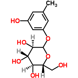 苔黑酚葡萄糖苷结构式