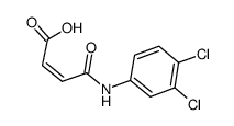 N-(3,4-Dichlorophenyl)maleamic acid structure