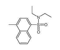 N,N-diethyl-4-methylnaphthalene-1-sulfonamide Structure