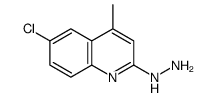 6-氯-2-肼基-4-甲基喹啉结构式