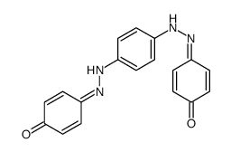 4-[[4-[2-(4-oxocyclohexa-2,5-dien-1-ylidene)hydrazinyl]phenyl]hydrazinylidene]cyclohexa-2,5-dien-1-one Structure