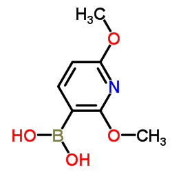 2,6-Dimethoxy-3-pyridineboronic acid Structure