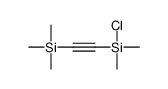 chloro-dimethyl-(2-trimethylsilylethynyl)silane结构式