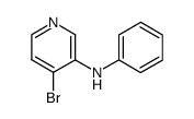 4-bromo-N-phenylpyridin-3-amine Structure