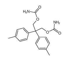 2.2-Di-(p-tolyl)-1.3-dicarbamoyloxy-propan结构式