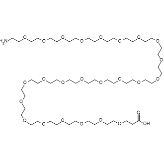 Amino-PEG24-acid结构式