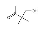 2-methyl-2-methylsulfinylpropan-1-ol Structure