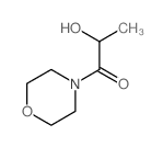 1-Propanone,2-hydroxy-1-(4-morpholinyl)- Structure