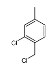 2-chloro-1-(chloromethyl)-4-methylbenzene Structure
