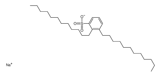 sodium,2,3-didodecylbenzenesulfonate Structure