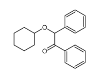 2-cyclohexyloxy-1,2-diphenylethanone Structure