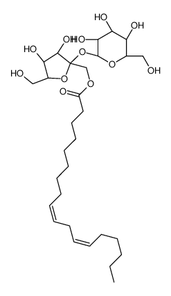sucrose (Z,Z)-9,12-octadecadienoate structure