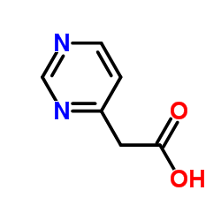 4-Pyrimidinylacetic acid Structure