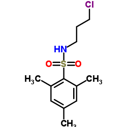 N-(3-Chloropropyl)-2,4,6-trimethylbenzenesulfonamide结构式
