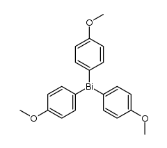 tris(4-methoxyphenyl)bismuth Structure