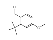 2-tert-butyl-4-methoxybenzaldehyde Structure