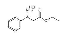 (R)-3-氨基-3-苯丙酸乙酯盐酸盐结构式
