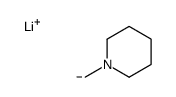 lithium,1-methanidylpiperidine Structure