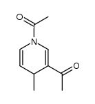 1,3-diacetyl-1,4-dihydro-4-methylpyridine结构式