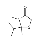 4-Thiazolidinone,2,3-dimethyl-2-(1-methylethyl)-(9CI)结构式