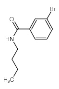 N-丁基-3-溴苯甲酰胺结构式