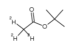 2,2,2-trideuterio-acetic acid tert-butyl ester Structure