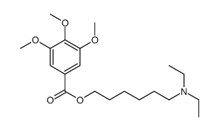 3,4,5-Trimethoxybenzoic acid 6-(diethylamino)hexyl ester structure