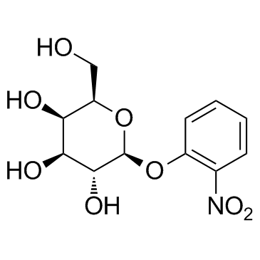 邻硝基苯-β-D-半乳糖苷结构式