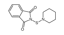 2-piperidin-1-ylsulfanylisoindole-1,3-dione结构式