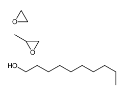 decan-1-ol, 2-methyloxirane, oxirane Structure