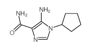 1H-Imidazole-4-carboxamide,5-amino-1-cyclopentyl- Structure