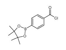 4-(4,4,5,5-四甲基-1,3,2-二氧硼杂环戊烷-2-基)苯甲酰氯图片