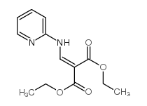 diethyl 2-[(pyridin-2-ylamino)methylidene]propanedioate Structure