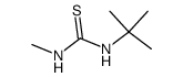 N-methyl-N'-tert-butylthiourea Structure