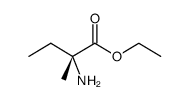 ethyl (2R)-2-amino-2-methylbutanoate结构式