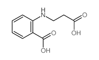 2-((2-carboxyethyl)amino)benzoic acid Structure